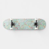 Modernes helles romantisches Muster Skateboard (Horizontal)