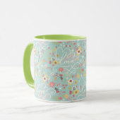 Modernes helles romantisches Muster Tasse (Vorderseite Links)