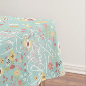 Modernes helles romantisches Muster Tischdecke (Beispiel)