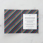 Modernes, helles und farbenfrohes Bright 4 Foto Karte (Innenseite)