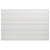 Modernes, hellgraues und weißes Zickzack Muster Stoff (Yard (91,4 cm))