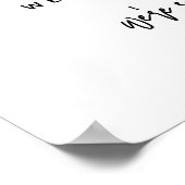 Modernes Hello Baby Begrüßungsbaby Baby Dusche Poster (Ecke)