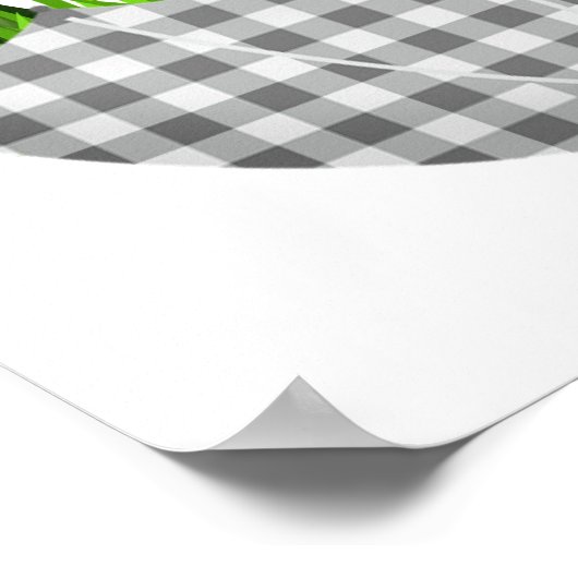 Modernes HELLO-SPRING-Angebot Poster (Ecke)