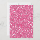 Modernes, hellrosa fröhliches Weihnachtsfest-Foto Feiertagskarte (Rückseite)