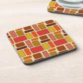 Modernes Herbstfarbmuster Untersetzer (Linke Seite)