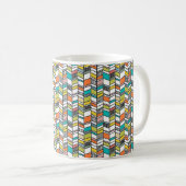 Modernes Herringbone aus dem Mittelalter Kaffeetasse (VorderseiteRechts)