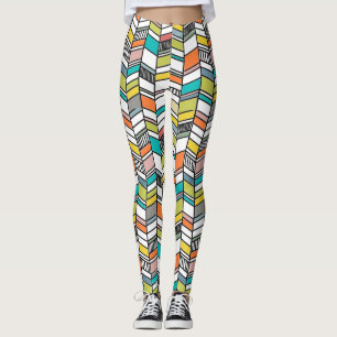 Modernes Herringbone aus dem Mittelalter Leggings