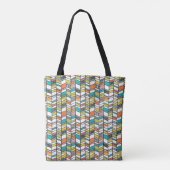 Modernes Herringbone aus dem Mittelalter Tasche (Rückseite)
