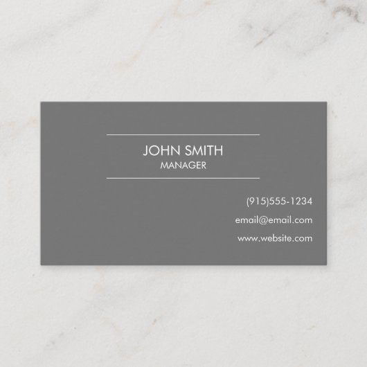 Modernes Herringbone-Logo Visitenkarte (Vorderseite)