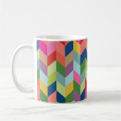Modernes Herringbone-Muster Kaffeetasse (Links)