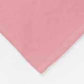 Modernes Herringbone-Muster - Rosa Blau Gold Fleecedecke (Ecke)