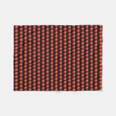 Modernes Herz aus polygonalem Kristall Fleecedecke (Vorderseite (Horizontal))