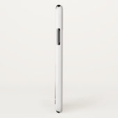 Modernes Herz-Foto Familie Weiß deinen Namen Case-Mate iPhone Hülle (Hinten/Rechts)