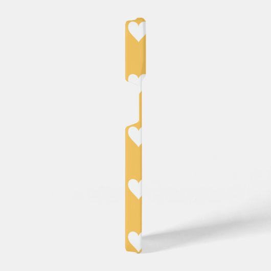 Modernes Herz-Muster iPhone Hülle (Rechte Seite)