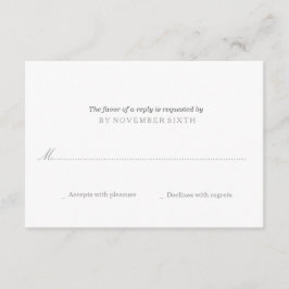 Modernes Herz + Pfeil UAWG | Hochzeit RSVP Karte