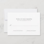 Modernes Herz + Pfeil UAWG | Hochzeit RSVP Karte (Vorderseite)