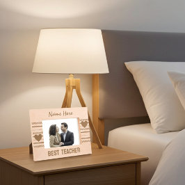 Modernes Herz und Niedliche Linie Kunst, Beste Leh Geätzte Rahmen