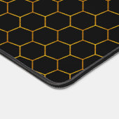 Modernes Hexagon-Muster Cool Abstrakt Schreibtischunterlage (Ecke)