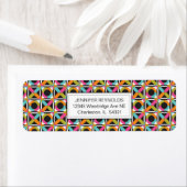 Modernes Hexagon Quilt-Muster (Insitu)