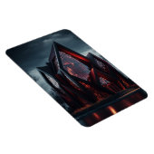 Modernes Hi-Tech Gothic House Exterior Design. Magnet (Rechte Seite)