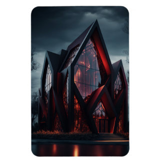 Modernes Hi-Tech Gothic House Exterior Design. Magnet