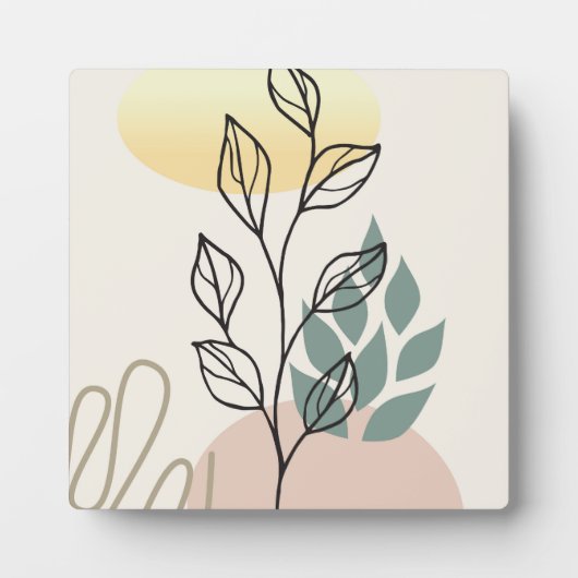 Modernes Hintergrunddesign Fotoplatte (Vorderseite)