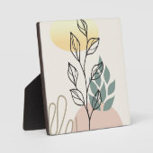 Modernes Hintergrunddesign Fotoplatte (Vorderseite)