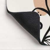 Modernes Hintergrunddesign Mousepad (Ecke)