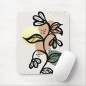 Modernes Hintergrunddesign Mousepad (Mit Mouse)