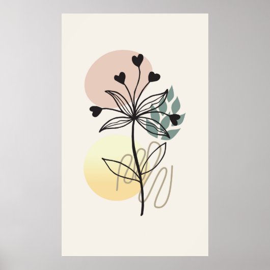 Modernes Hintergrunddesign Poster (Vorne)