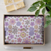 Modernes Hippie Floral Muster | Botanisch Seidenpapier (Geschenk)