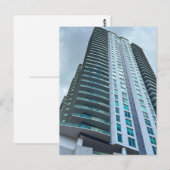 Modernes Hochhaus Postkarte (Vorne/Hinten)