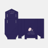 Modernes Hochzeitbudget für Hochzeiten in Blue Pin Geschenkschachtel (Ungefaltet)