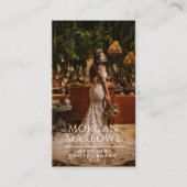 Modernes Hochzeitfotograf-Foto Visitenkarte (Vorderseite)