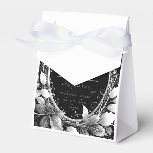 Modernes Hochzeitsdesign Geschenkschachtel (Vorderseite)