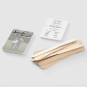 Modernes Hochzeitsförderprogramm mit Foto Fächer (Non-assembled)