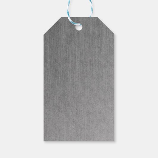 Modernes Hochzeitskleid Confetti Hearts Brautparty Geschenkanhänger (Rückseite)