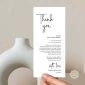 Modernes Hochzeitsplatz - Abendessen dank Karte