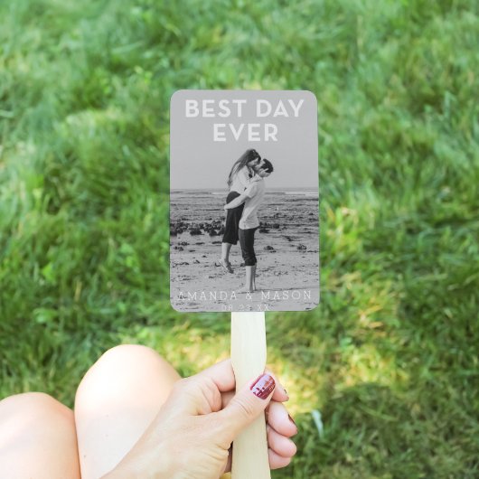 Modernes Hochzeitsprogramm Fans des besten Tages m Fächer