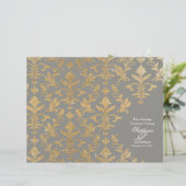 Modernes Hochzeitsprogramm für Glitzer von Kompakt (Stehend Vorderseite)