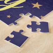 Modernes Hochzeitstipendium | Elegantes benutzerde Puzzle (Seite)