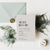 Modernes Hochzeitstreffen Probe Dinner Einladung i