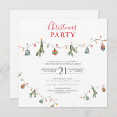 Modernes Holiday Annual Office Party Einladung (Vorne/Hinten)