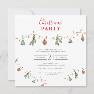 Modernes Holiday Annual Office Party Einladung