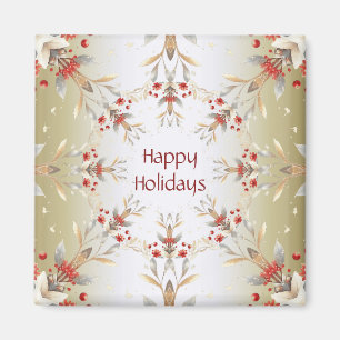 Modernes Holiday Blume Magnet
