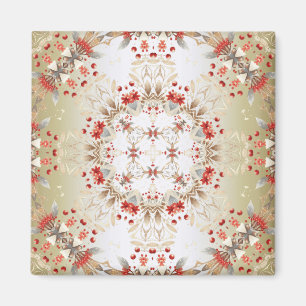 Modernes Holiday Blume Magnet