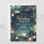 Modernes Holiday Company Party Einladung (Vorderseite)