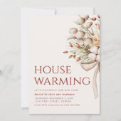 Modernes Holiday Housewarming Party laden ein Einladung (Vorderseite)