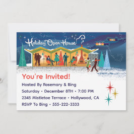 Modernes Holiday Open House Einladung Mitte des Ja