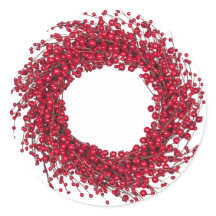Modernes Holiday Red Berry Wreath
